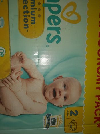 Pampers premium protection t2. 117 couches