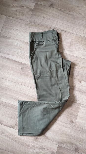 Pantalon large vert kaki 36