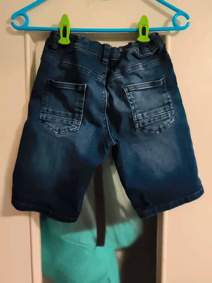 Bermuda jean 9/10 ans C1 - photo numéro 4