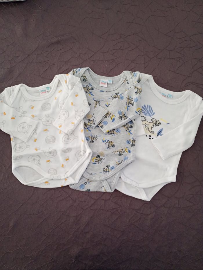 Lot de 3 bodies 3 mois orchestra