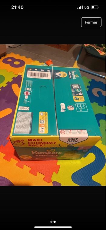 Couches Pampers taille 3