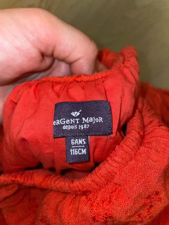 Robe rouge taille 6 ans - photo numéro 2