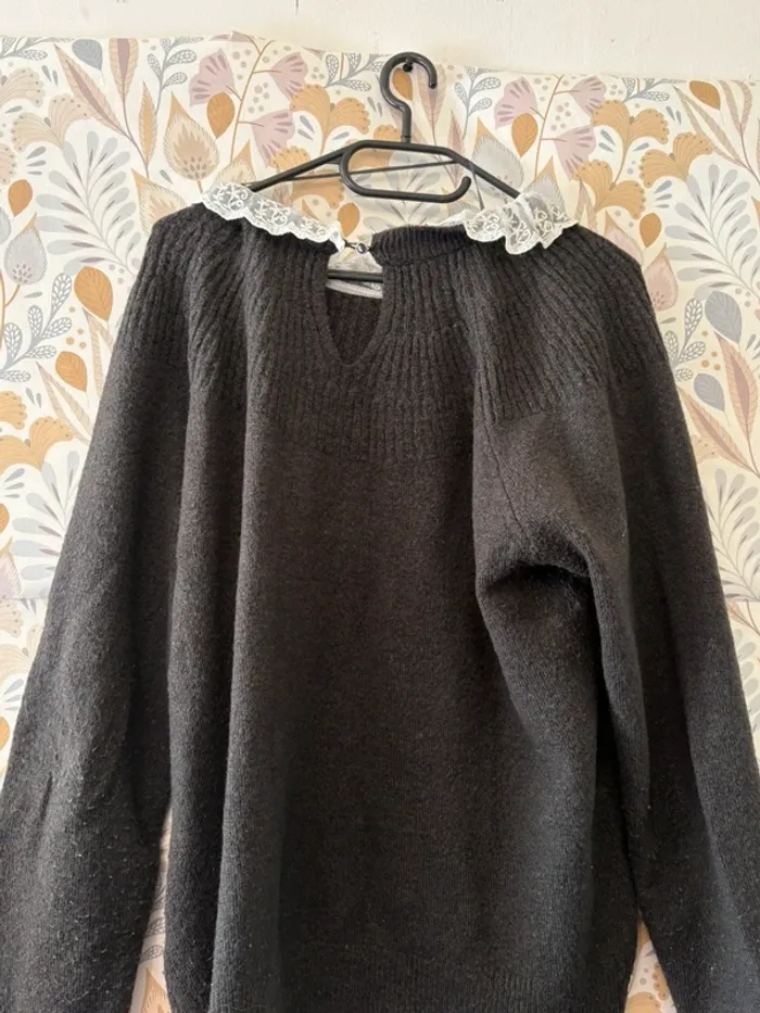 Pull gris anthracite - photo numéro 2
