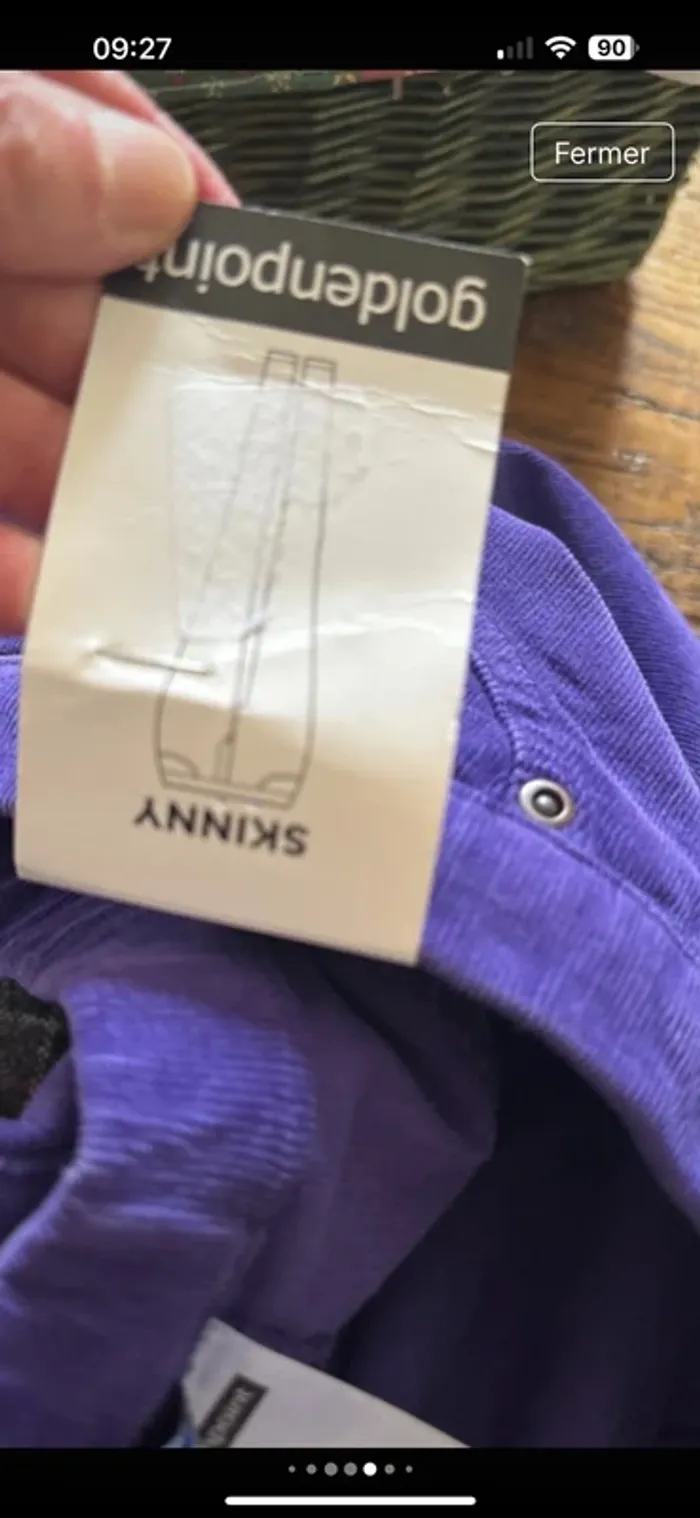 Jean skinny neuf élastice XS - photo numéro 4