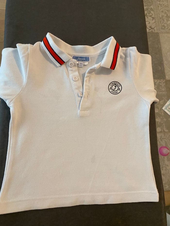 Polo manches longues bébé garçon 18 mois Jacadi Neuf
