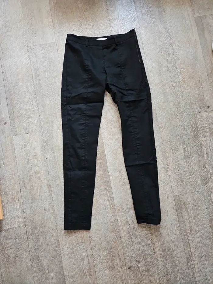 Pantalon noir camaïeu