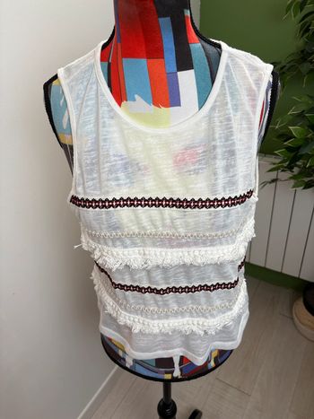 Débardeur Jennyfer | Blanc et noir | Taille 40