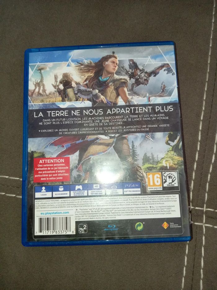 Jeu ps4 horizon zéro dawn - photo numéro 2