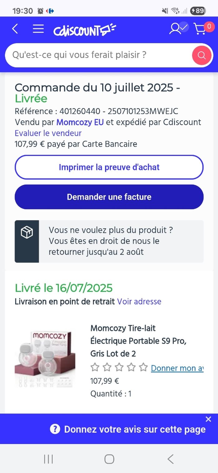 Momcosy tire lait - photo numéro 2