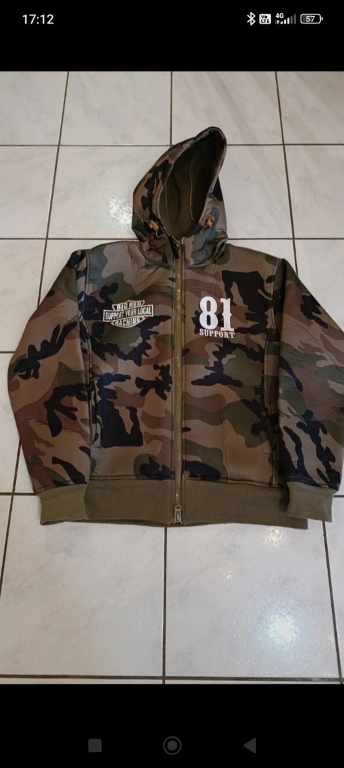 Veste homme camouflage