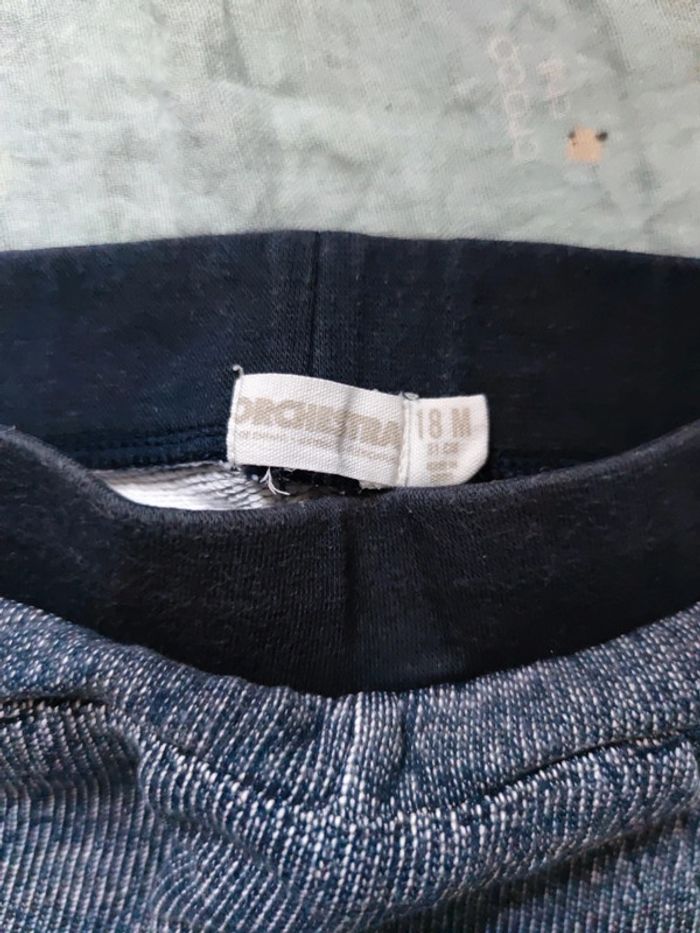 Short bleu T.18 mois - photo numéro 2