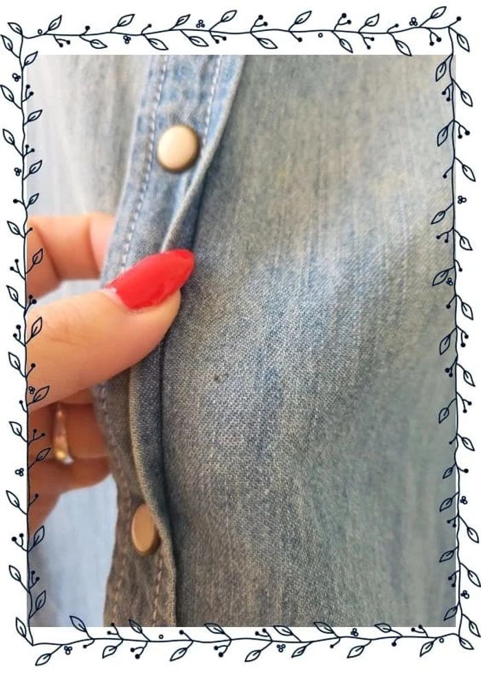 Chemise en jean slim fit - photo numéro 10