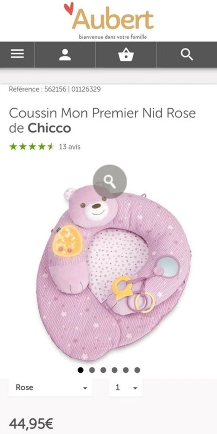 Coussin mon premier nid - chicco - photo numéro 2