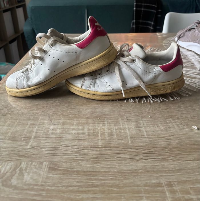 Adidas Stan Smith Blanche & Rose – 37⅓ – 5€ - photo numéro 3