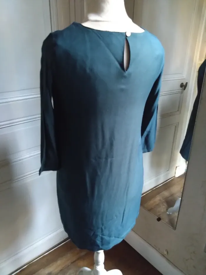 Robe Juju S’Amuse T36/S – courte verte sapin, classique - photo numéro 2