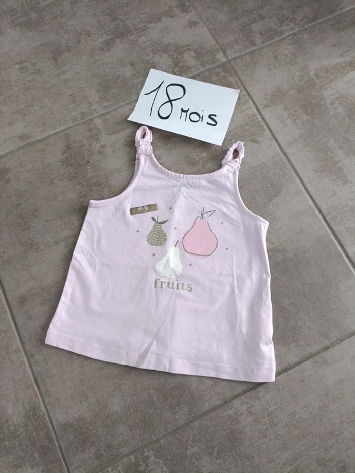 Tee shirt bretelles 18 mois orchestra