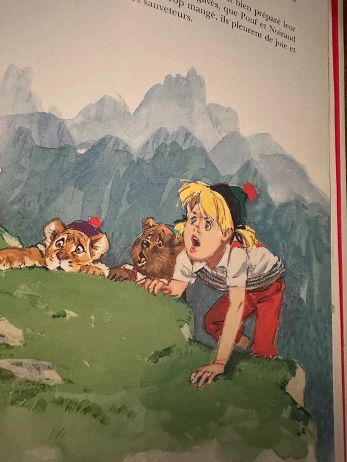 Livre très rare édition 1000ex Pierre Probst Caroline dans les alpages Alpes album bd - photo numéro 7