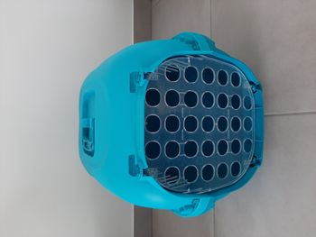 Caisse/Cage transport chat/chien "Maxi Zoo" (bleu)