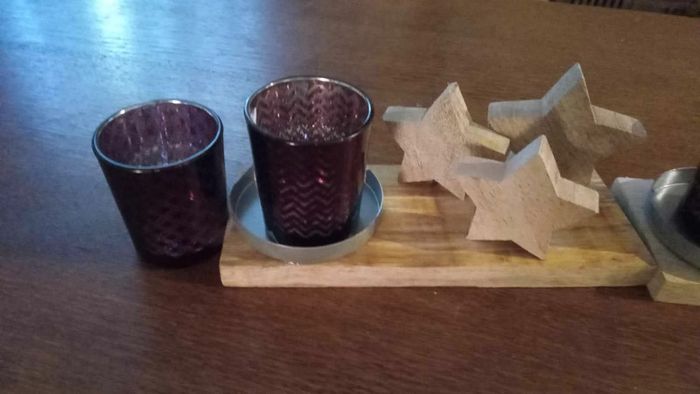 decoration de table avec 4 petits pots - photo numéro 2