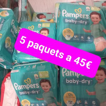 Pampers taille 6