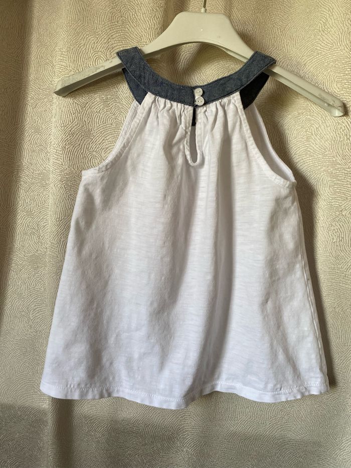 T-shirt tunique fleur nénuphar rose paillettes 6 ans Okai - photo numéro 3