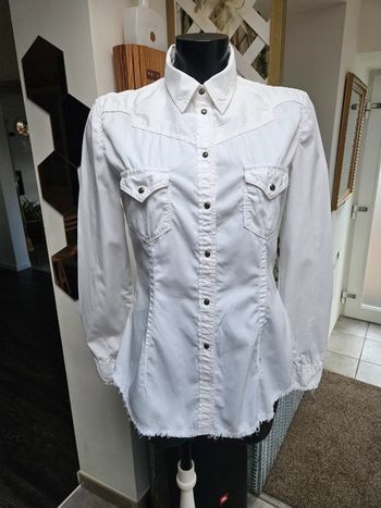 Diesel chemisier blanc ceintrée taille M