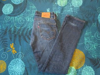 Jean Levi’s 519 coupe super skinny taper fit femme taille 38 W29 L32 Bleu (J250)