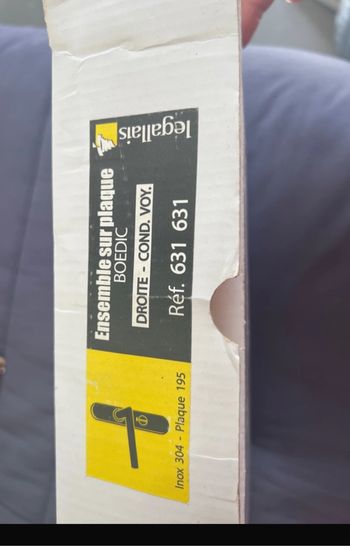 Poignée porte droite Legallais