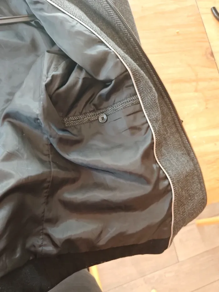 Veste grise à capuche femme taille 44 - photo numéro 6
