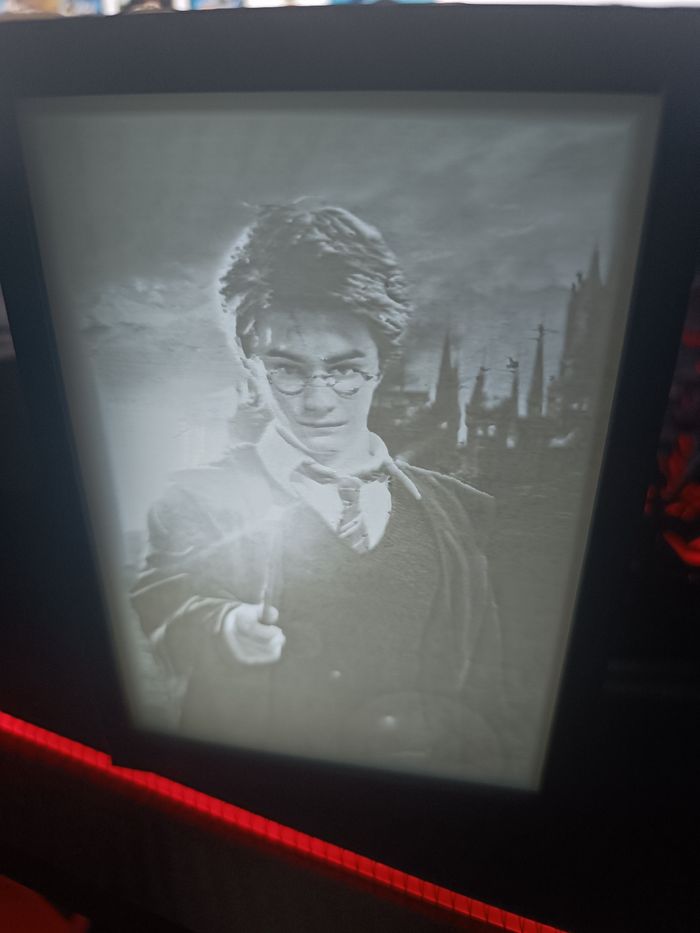 Lampe lithophane Harry Potter