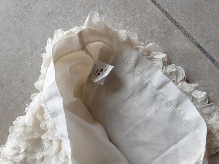 Robe festive ou ceremonie été blanc / crème T. 18 mois - photo numéro 5