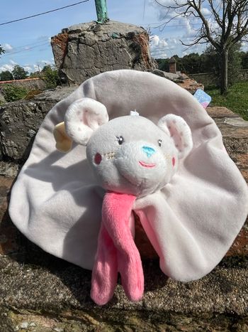 Doudou souris sucre d’orge 