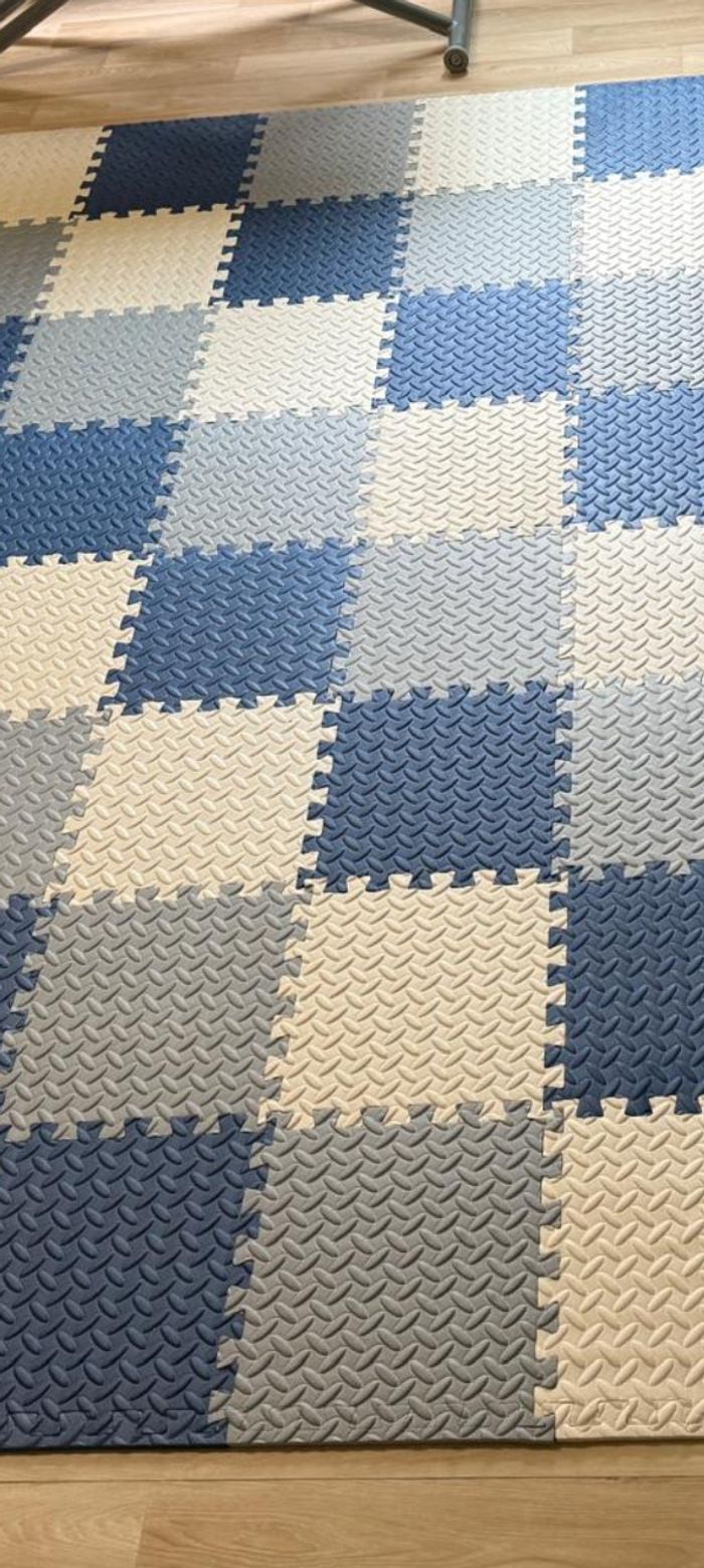 lot de dalles en mousse emboîtables pour former un gros tapis de sol - photo numéro 2
