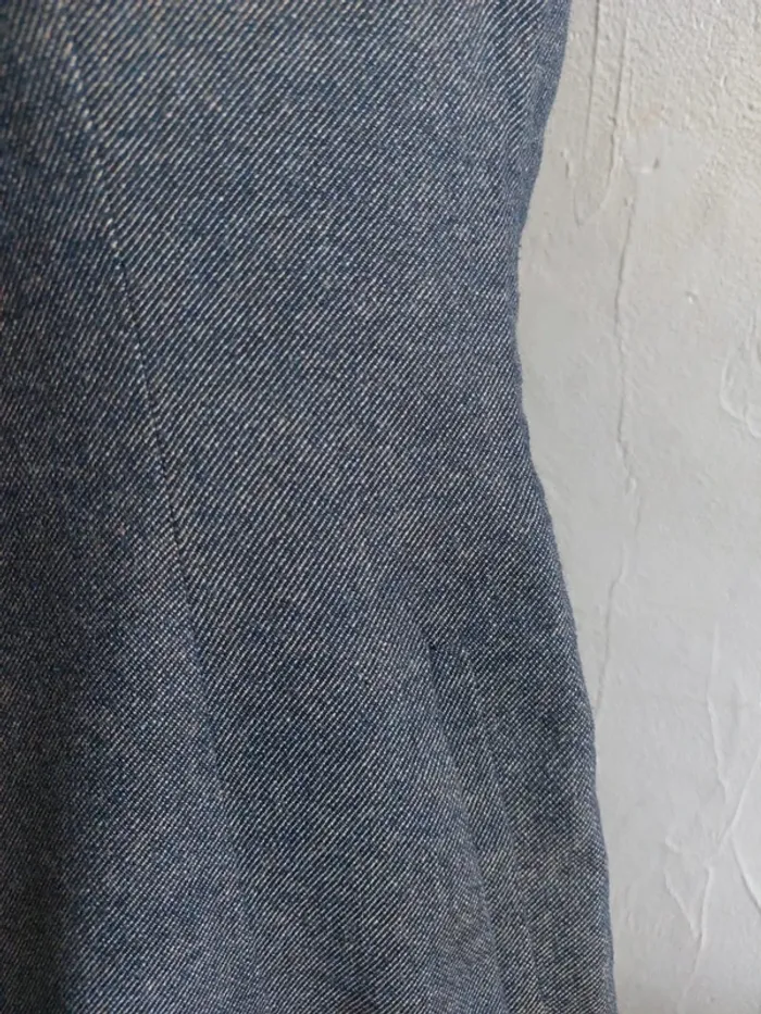 Robe grise élégante à col roulé Taille 38 - photo numéro 5
