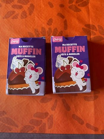 Lot de deux pâtes à modeler ma recette muffin chefclub Burger King