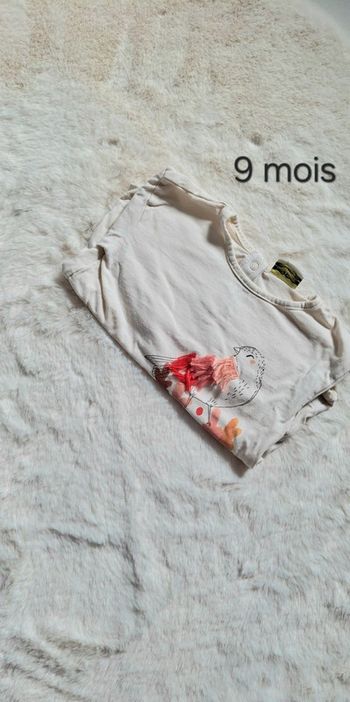 T-shirt manches longues TAO taille 9 mois