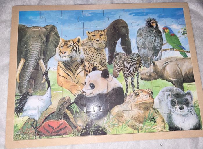 Puzzle en bois 48 pièces