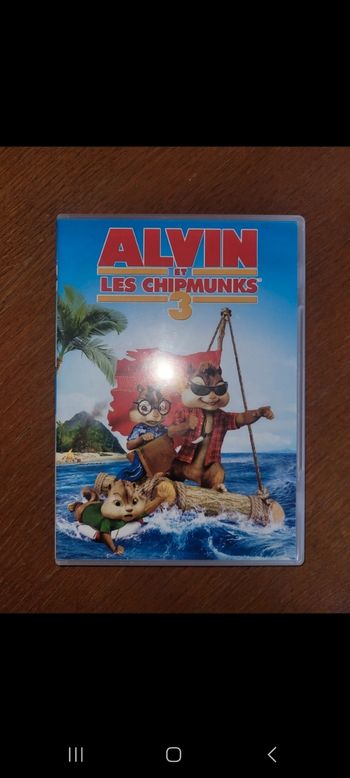 DVD Alvin et les Chipmunks 3