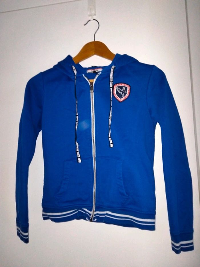 Sweat à zip et à capuche Jennyfer