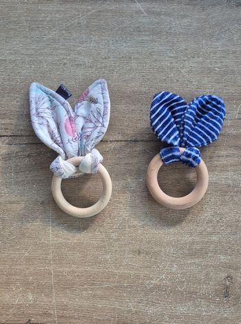 Lot anneaux de dentition naturels 