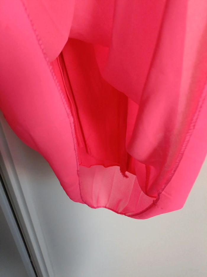 Robe fluide rose fuchsia Taille S Amazon avec doublure - photo numéro 5
