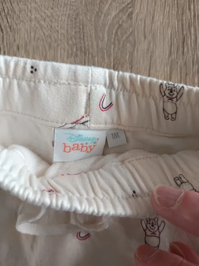 Ensemble beige Winnie l'ourson bébé 1 mois Disney Baby - photo numéro 9