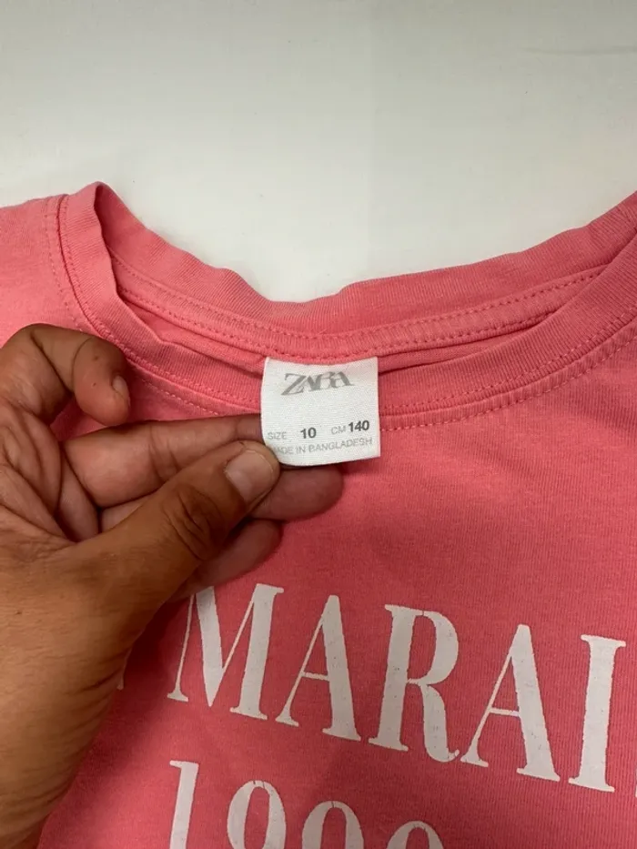 Tee-shirt Zara – Taille 10 ans - photo numéro 3