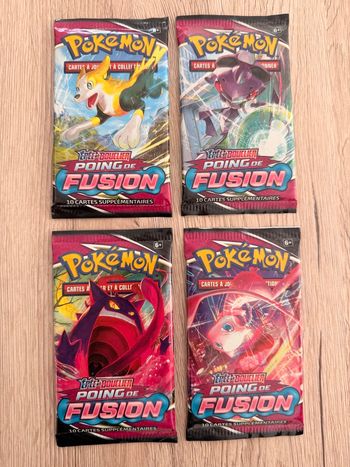 Artset Boosters Pokémon Poing de fusion français scellés