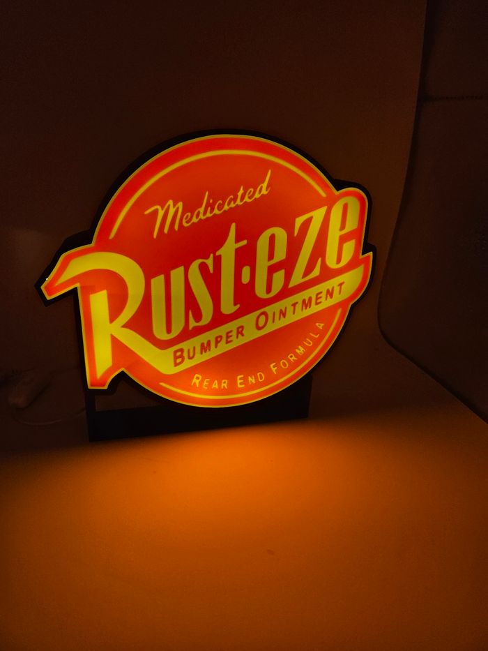 Lampe lumineuse à led cars rust eze