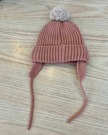 Bonnet rose bébé  fille