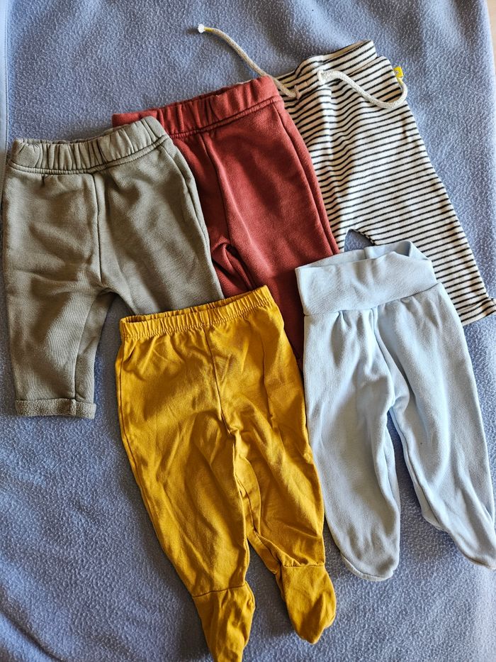 Lot de 5 bas garçon 3 mois