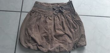 Jupe boule en velours