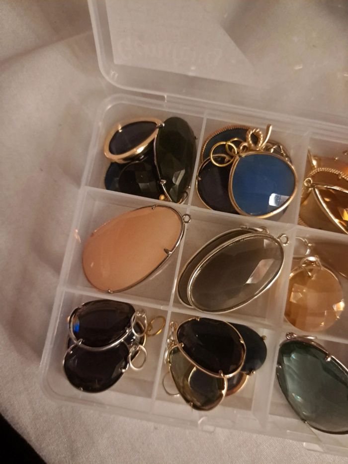 Lot de pendentifs chic multicolore - photo numéro 9