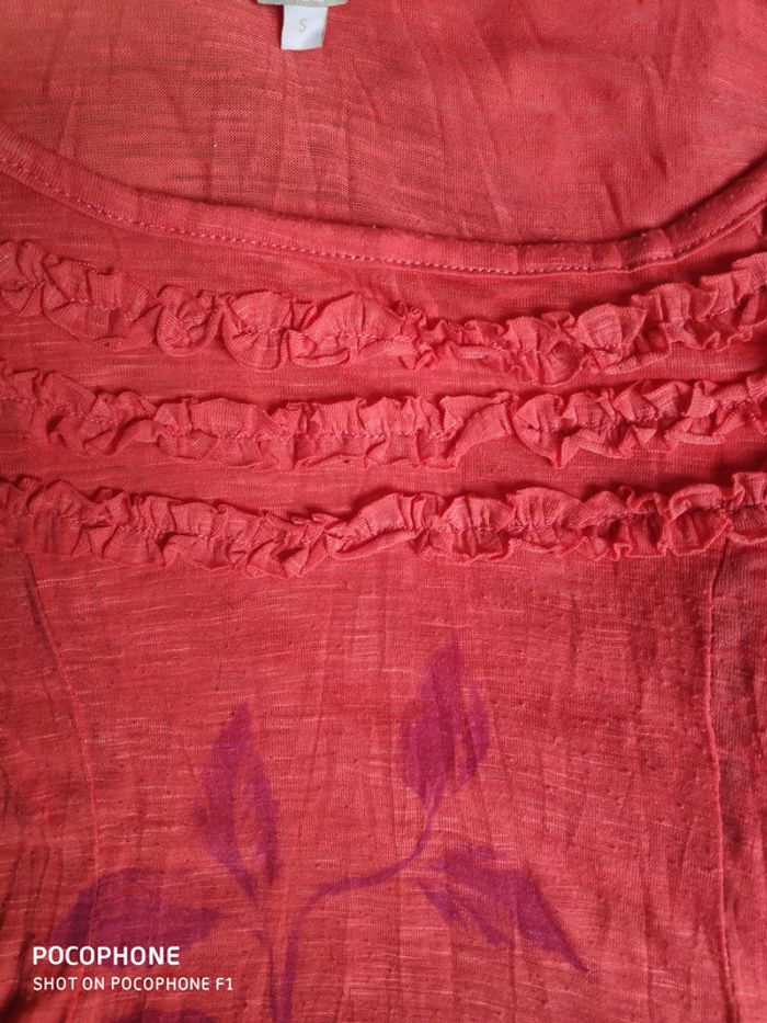 Tee-shirt corail S - photo numéro 3